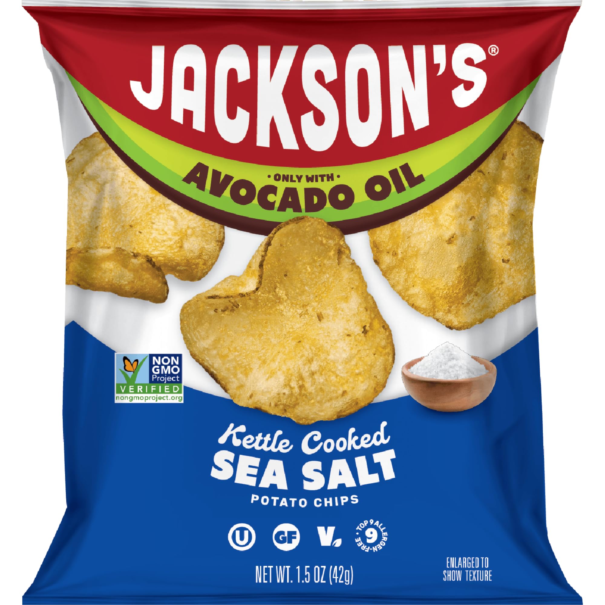 Jackson's Jackson's Potato Classic Kettle Chips with Sea Salt (1oz